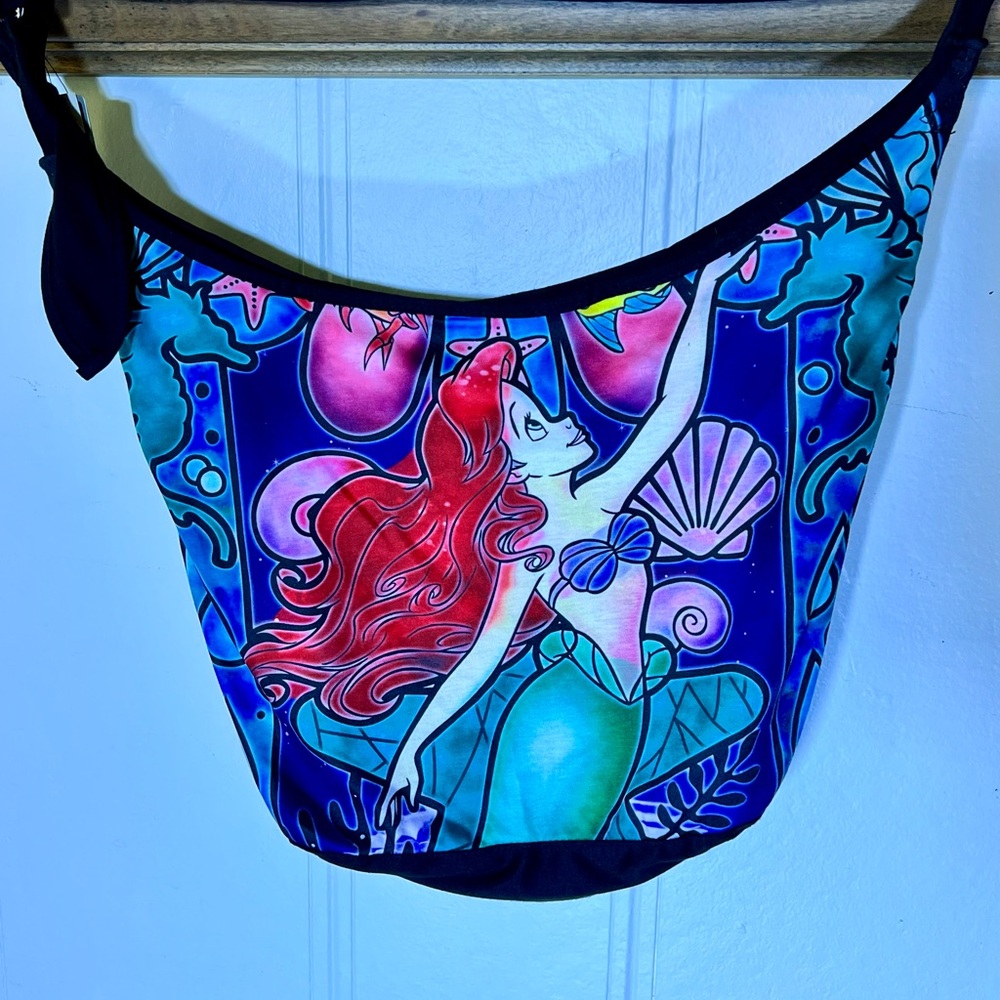 Disney / Lounge Fly Little Mermaid Ariel Stain-glass Hobo Bag. Hot Topic.